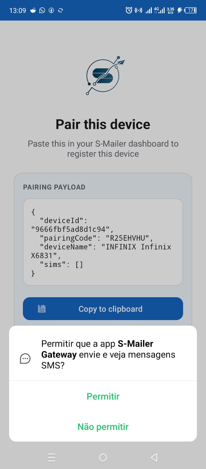 Install and grant permissions