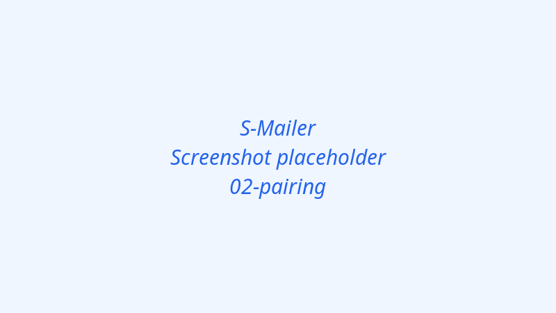 Copy the pairing payload